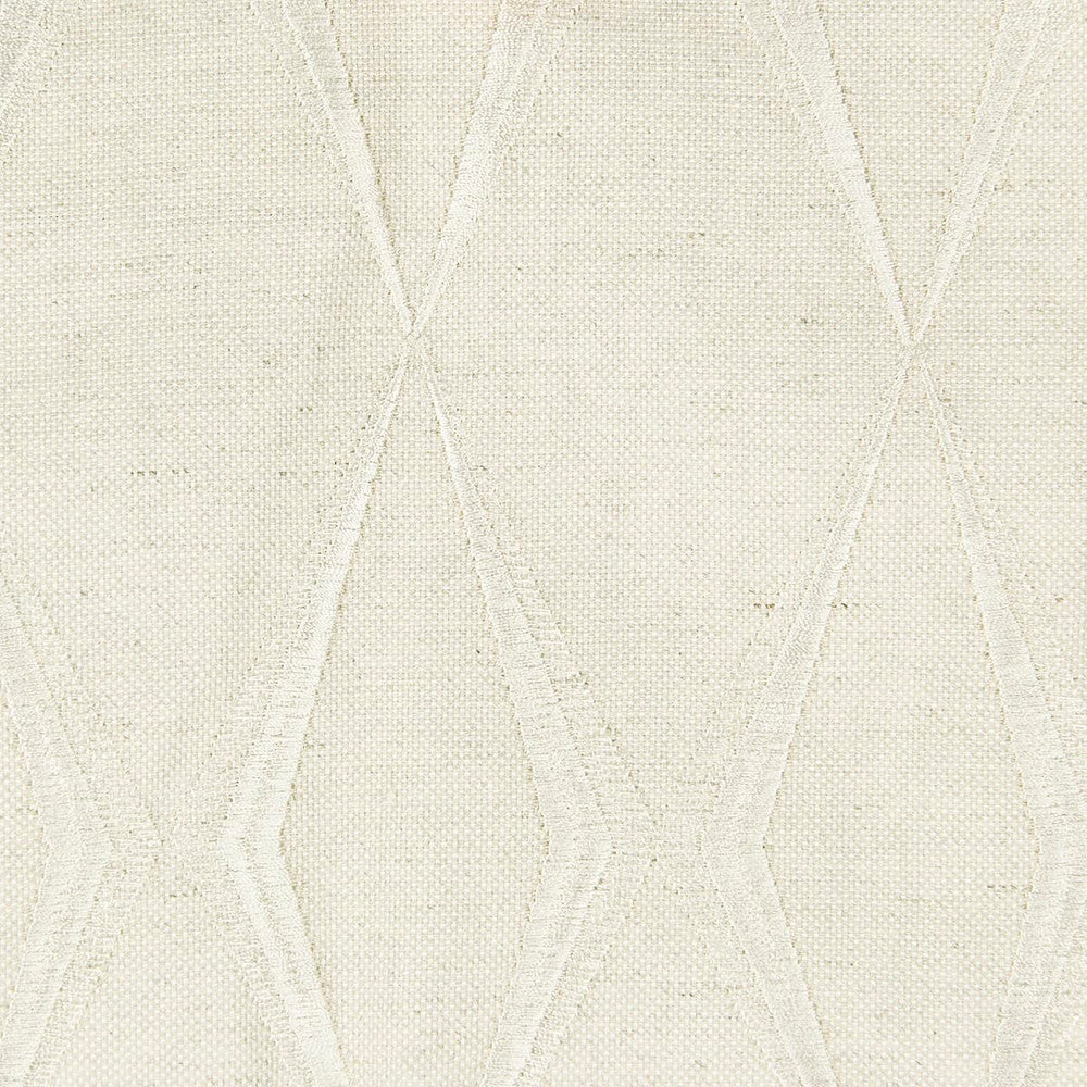 Lasting 1 Birch by Stout Designer Fabric Comfortable Living Ivory/Sand 44% Spun Viscose 28% Polyester 28% Linen Viscose Embroidery CHINA CATB 117-2013 WYZENBEEK 60 000 DOUBLE RUB WEAR TEST (HEAVY DUTY) Horizontal: 3 and Vertical: 5.875 53 in - Swanky Fabrics -