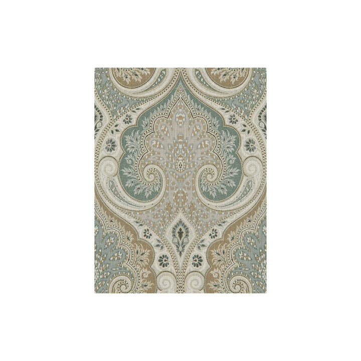 Latika Seafoam by Kravet Design Designer Fabric THE ECHO DESIGN COLLECTION LINEN - 100% China MEDIUM Horizontal: 13.5 and Vertical: 18 54.5 - Swanky Fabrics -