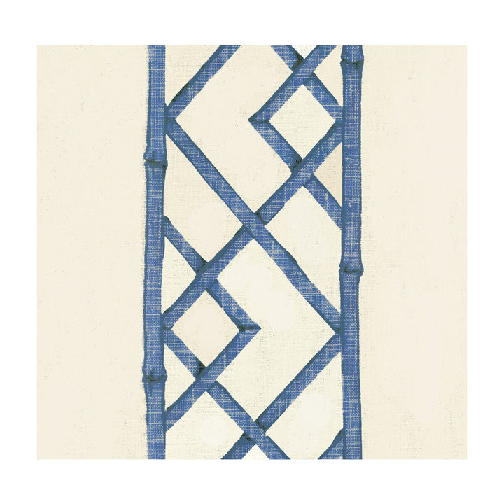 Latticely Ultramarine by Kravet Basics Designer Fabric SARAH RICHARDSON HARMONY LINEN - 100% China MEDIUM Horizontal: 9 and Vertical: 9 54.5 - Swanky Fabrics -