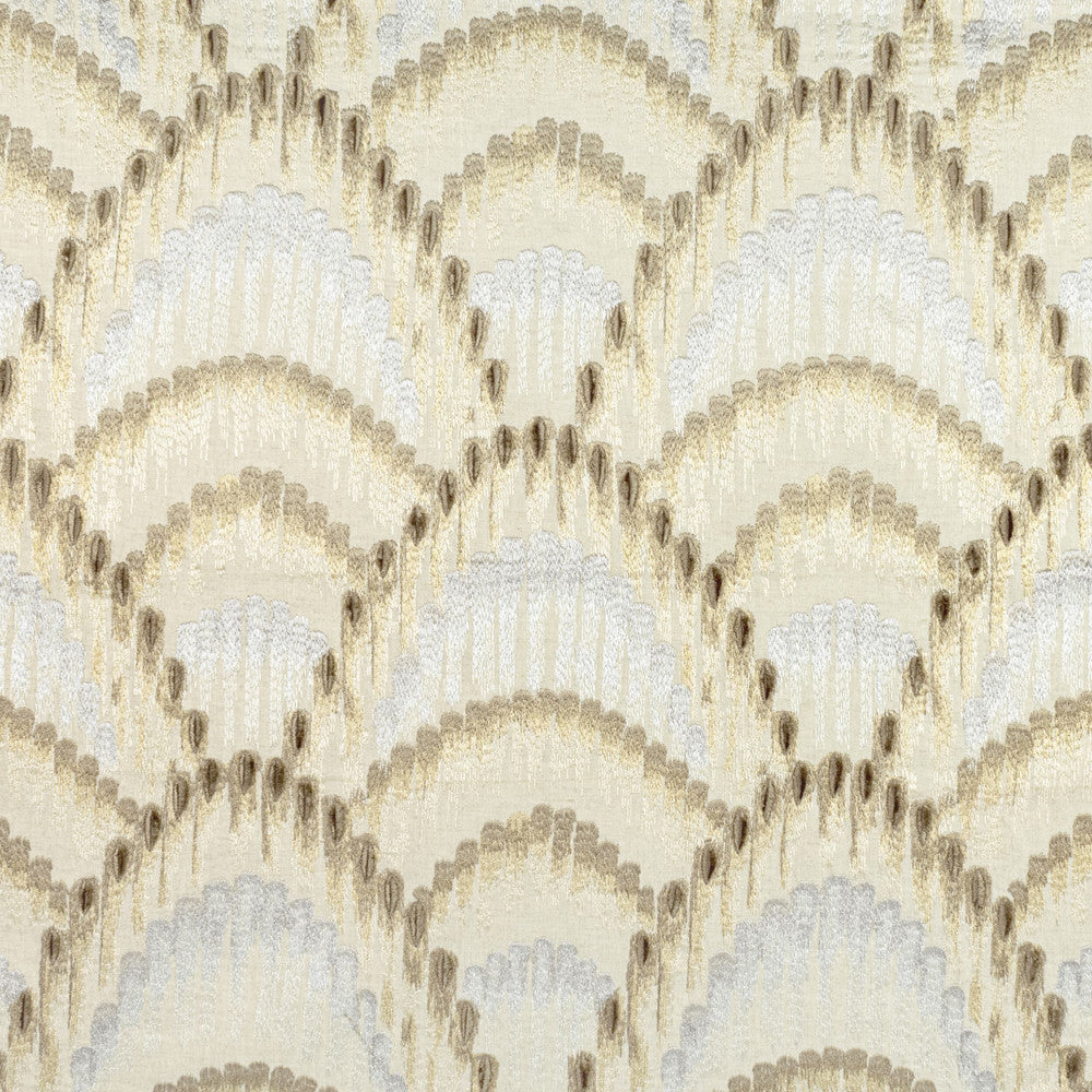Lauris 1 Chestnut by Marcus William Designer Fabric MARCUS WILLIAM CURIOSITIES 60%LIN 40%COT %BEMB INDIA Horizontal: 12.750 and Vertical: 15.750 51 in - Swanky Fabrics -