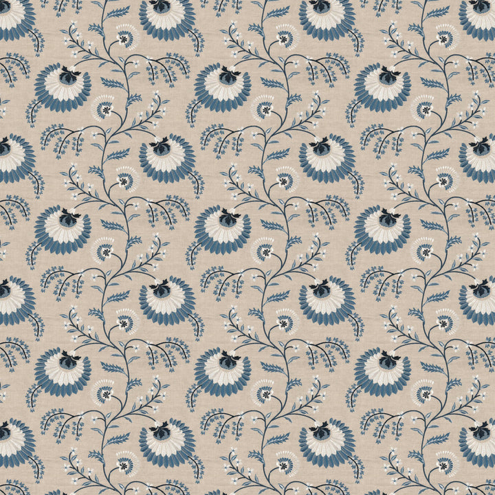 Lavish 1 Colonial by Stout Fabric Stout Fabric Lavish 1 ColonialFabric COMFORTABLE LIVING MOONSTONE/NAVY 55%LIN 45%COT %VEMB INDIA </p><p>Repeat: H: 17.000, V: 15.125 51 in - Fabric Carolina -