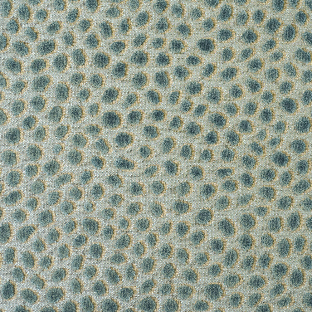 Cosma Teal/Aqua by Baker Lifestyle Designer Fabric FOXWOOD POLYESTER - 50%;VISCOSE - 50% Belgium HEAVY Horizontal: and Vertical: 53.978 - Swanky Fabrics -