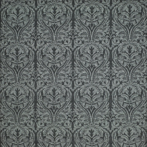 Ralph Lauren Fabric Standish Damask Steel 2 1/8 Yards