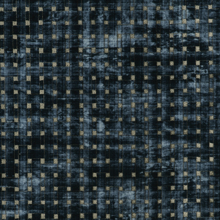 Genaro Azul by Gaston Y Daniela Designer Fabric LORENZO CASTILLO V POLYESTER - 76%;COTTON - 24% Italy HEAVY Horizontal: 27.36 and Vertical: 19.48 54.72 - Swanky Fabrics -
