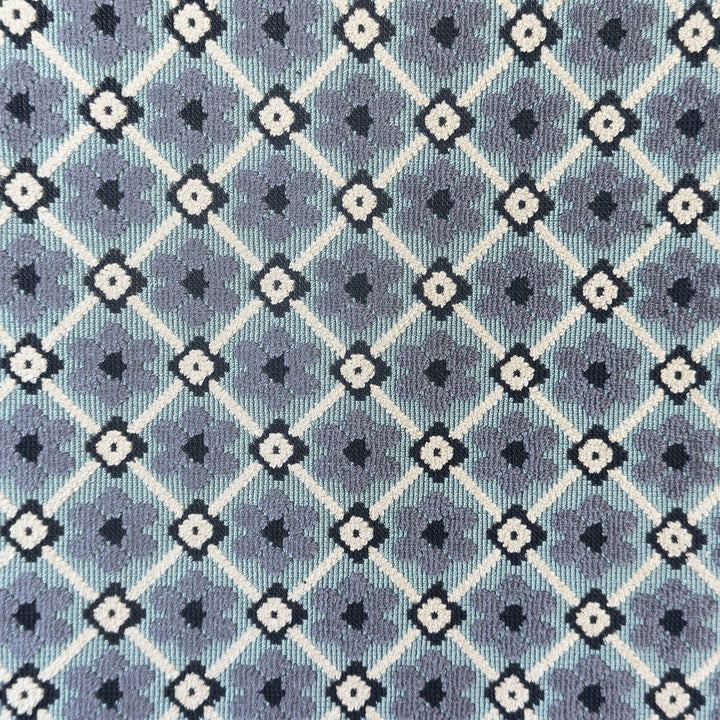 Fruela Azul by Gaston Y Daniela Designer Fabric LORENZO CASTILLO V VISCOSE - 76%;POLYESTER - 24% India HEAVY Horizontal: 6.8 and Vertical: 2.32 55.11 - Swanky Fabrics -