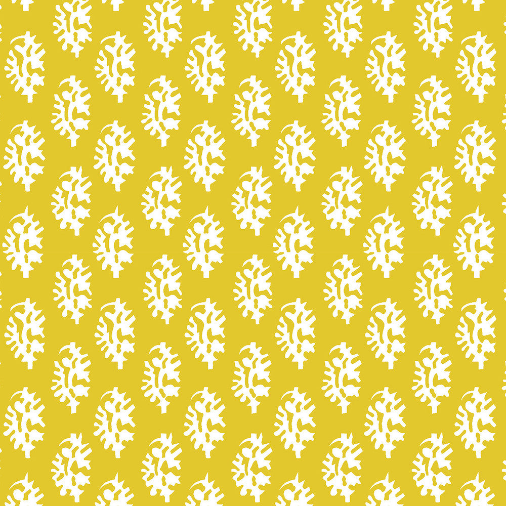 Seijo Amarillo by Gaston Y Daniela Designer Fabric LORENZO CASTILLO V COTTON - 61%;LINEN - 39% Spain MEDIUM Horizontal: 13.19 and Vertical: 3.7 54 - Swanky Fabrics -