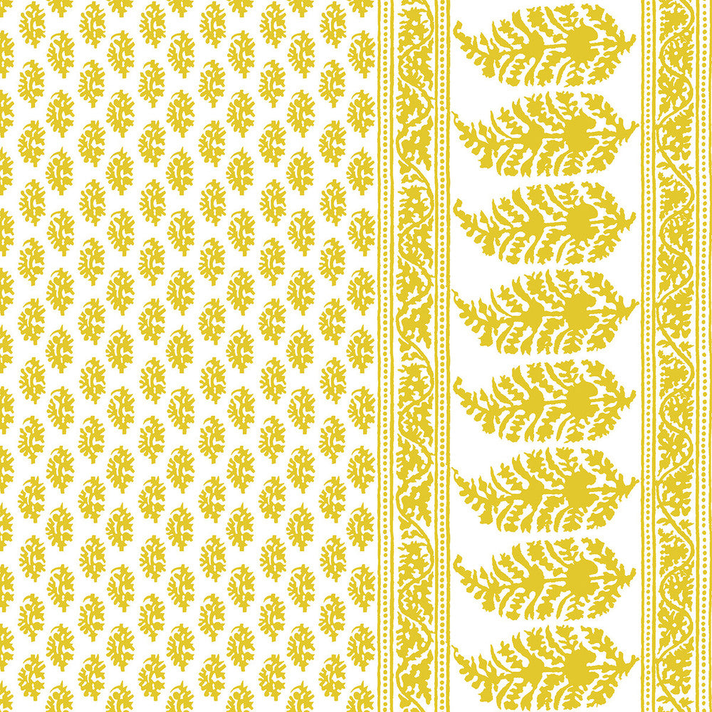 Aravaquita Amarillo by Gaston Y Daniela Designer Fabric LORENZO CASTILLO V COTTON - 61%;LINEN - 39% Spain MEDIUM Horizontal: 54 and Vertical: 5.7 54 - Swanky Fabrics -