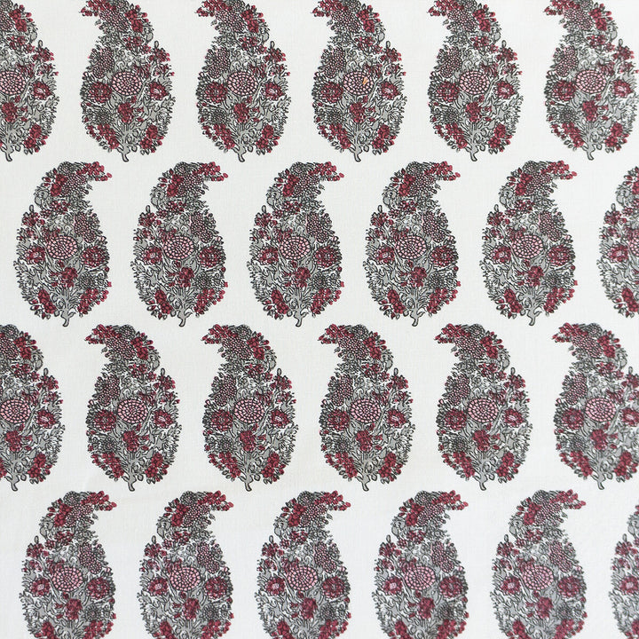 Tarsila Rosa/Berenjena by Gaston Y Daniela Designer Fabric LORENZO CASTILLO V COTTON - 100% Spain HEAVY Horizontal: 2.44 and Vertical: 6.88 55.11 - Swanky Fabrics -