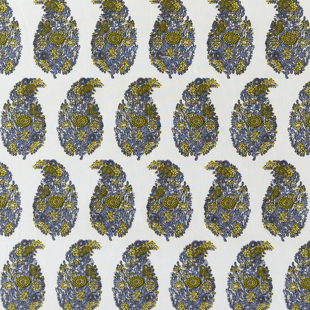Tarsila Mostaza/Gris by Gaston Y Daniela Designer Fabric LORENZO CASTILLO V COTTON - 100% Spain HEAVY Horizontal: 2.44 and Vertical: 6.88 55.11 - Swanky Fabrics -