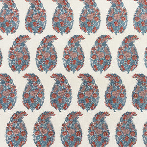 Tarsila Rojo/Gris by Gaston Y Daniela Designer Fabric