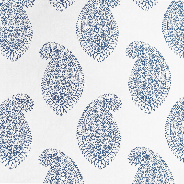 Berenguela Azul by Gaston Y Daniela Designer Fabric LORENZO CASTILLO V COTTON - 100% Spain HEAVY Horizontal: 17.72 and Vertical: 21.65 55.11 - Swanky Fabrics -