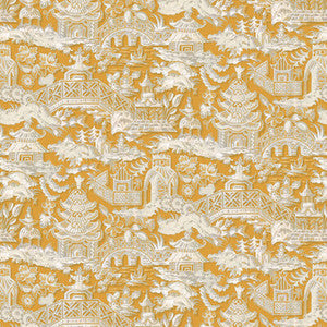 Marta Ocre by Gaston Y Daniela Designer Fabric