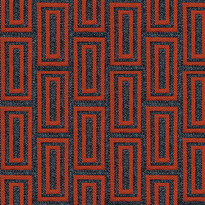Caleb Gris/Rojo by Gaston Y Daniela Designer Fabric