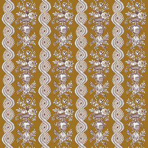 Pilara Ocre by Gaston Y Daniela Designer Fabric