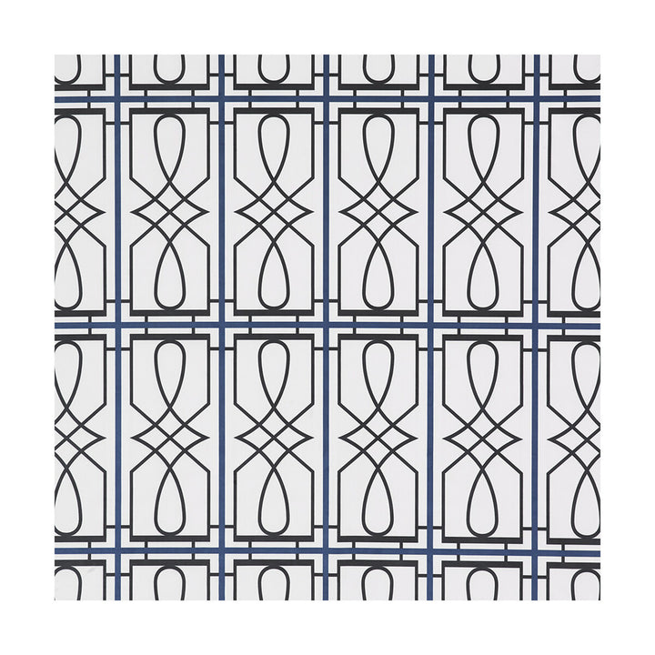 Sopena Azul by Gaston Y Daniela Designer Fabric LORENZO CASTILLO III POLYESTER - 100% Spain HEAVY Horizontal: 8.75 and Vertical: 18.25 55 - Swanky Fabrics -
