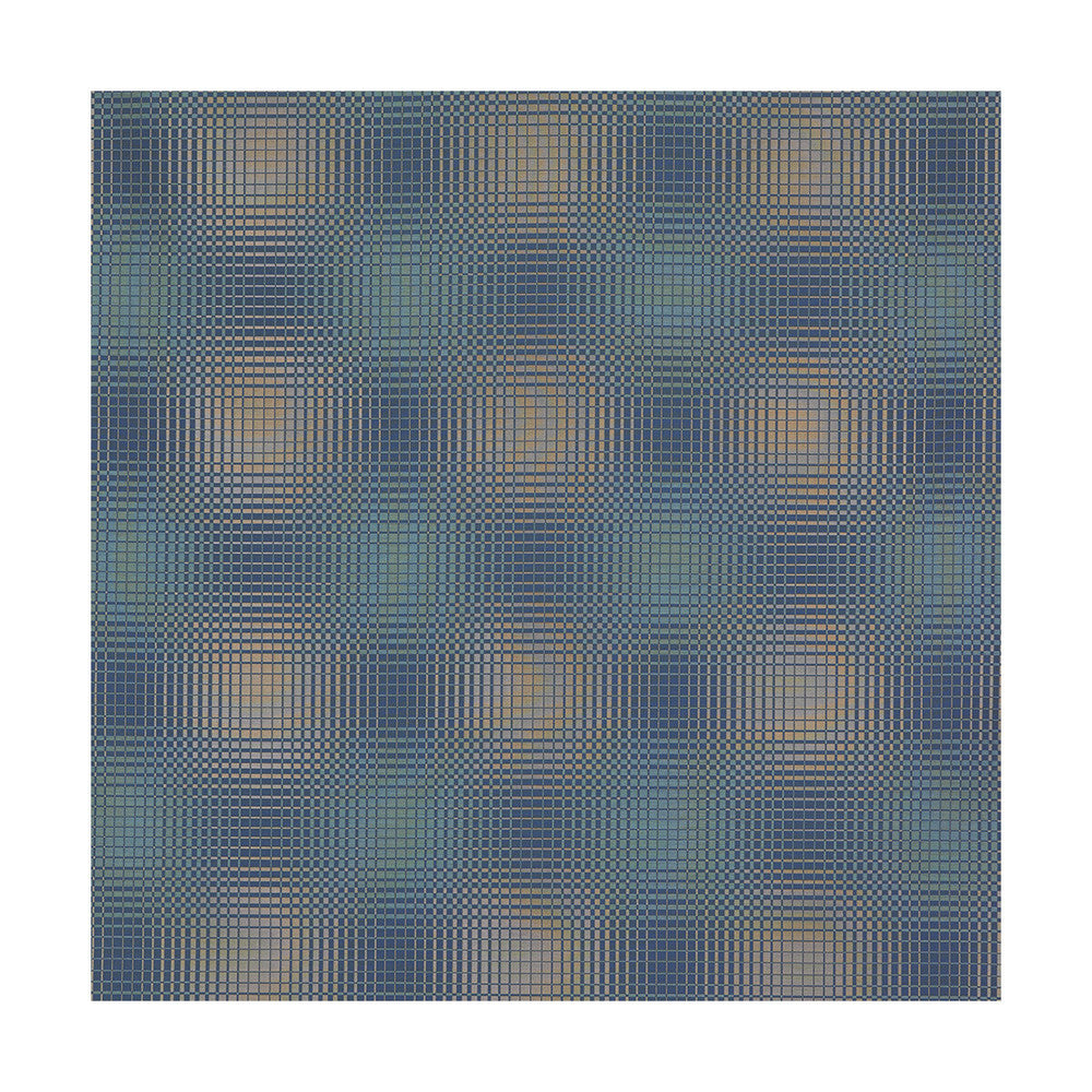Alella Azul/Plata by Gaston Y Daniela Designer Fabric LORENZO CASTILLO III POLYESTER - 57%;VISCOSE - 43% Belgium HEAVY Horizontal: 13.75 and Vertical: 12.5 55 - Swanky Fabrics -