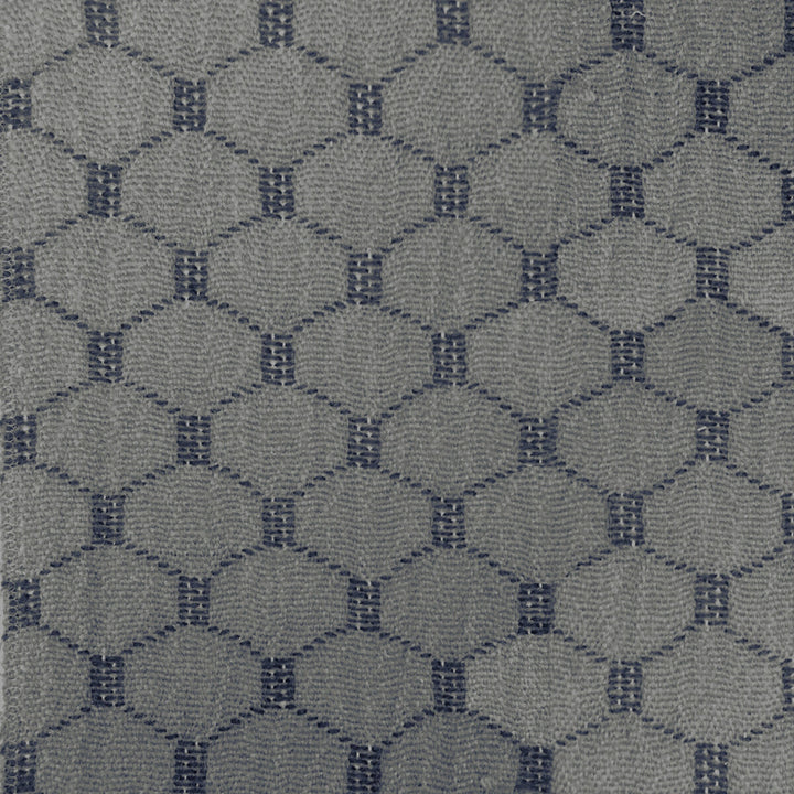 Gredos Gris/Navy by Gaston Y Daniela Designer Fabric LORENZO CASTILLO IV WOOL - 57%;COTTON - 43% France MEDIUM Horizontal: 1.38 and Vertical: 1.42 50 - Swanky Fabrics -