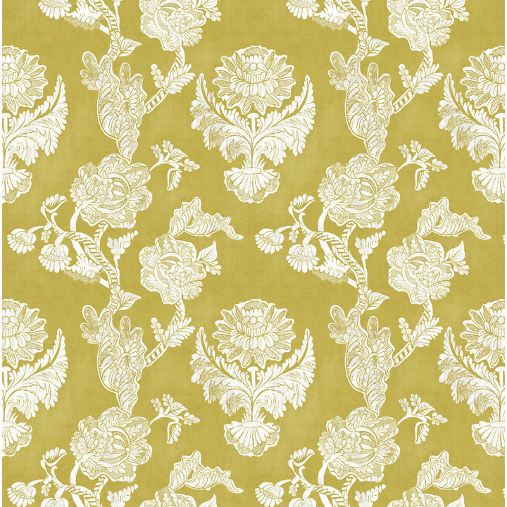 Chitina Amarillo by Gaston Y Daniela Designer Fabric LORENZO CASTILLO IV VISCOSE - 67%;LINEN - 33% Spain MEDIUM Horizontal: 26.87 and Vertical: 26 54 - Swanky Fabrics -