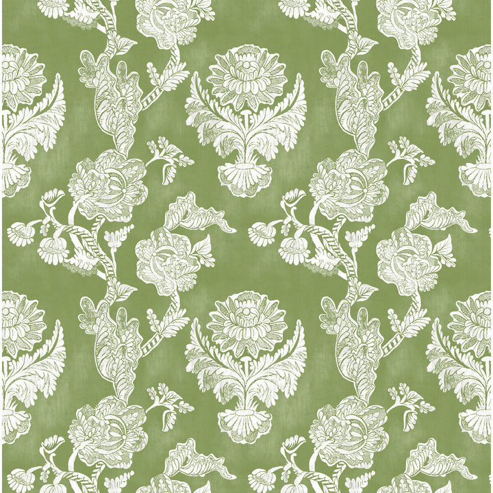 Chitina Verde by Gaston Y Daniela Designer Fabric LORENZO CASTILLO IV VISCOSE - 67%;LINEN - 33% Spain MEDIUM Horizontal: 26.87 and Vertical: 26 54 - Swanky Fabrics -