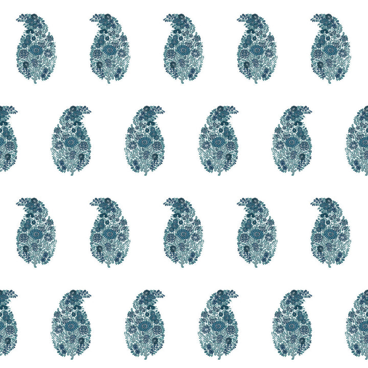 Tarsila Wp Azul by Gaston Y Daniela Designer Wallcovering LORENZO CASTILLO V PAPER - 100% Spain - Horizontal: 0 and Vertical: 10.4 20.8 - Swanky Fabrics -