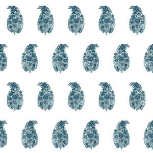 Tarsila Wp Azul by Gaston Y Daniela Designer Wallcovering