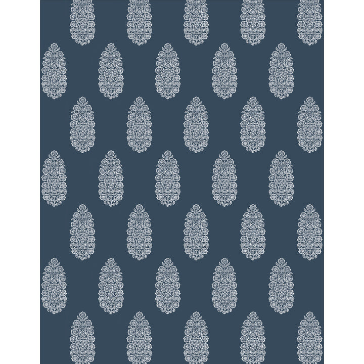 Salobrena Wp Azul by Gaston Y Daniela Designer Wallcovering LORENZO CASTILLO V VINYL - 100% Italy - Horizontal: 0 and Vertical: 20.8 27.5 - Swanky Fabrics -