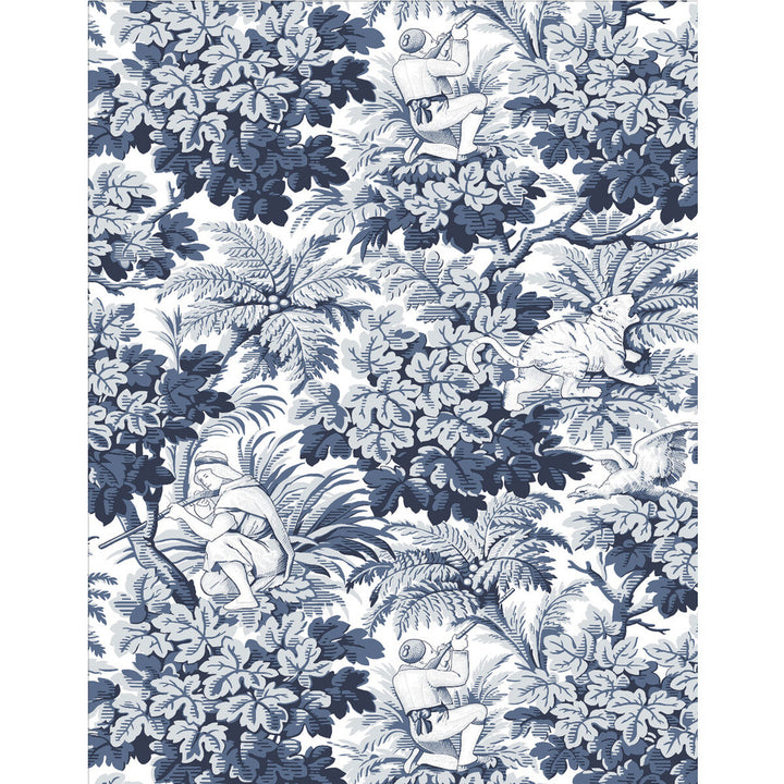 Vegacervera Wp Azul by Gaston Y Daniela Designer Wallcovering LORENZO CASTILLO V VINYL - 100% Italy Horizontal: 0 and Vertical: 27.5 27.5 - Swanky Fabrics -