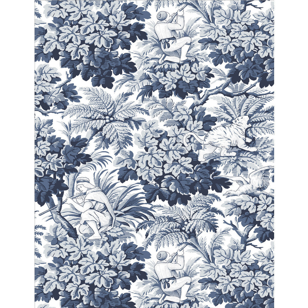 Vegacervera Wp Azul by Gaston Y Daniela Designer Wallcovering LORENZO CASTILLO V VINYL - 100% Italy Horizontal: 0 and Vertical: 27.5 27.5 - Swanky Fabrics -