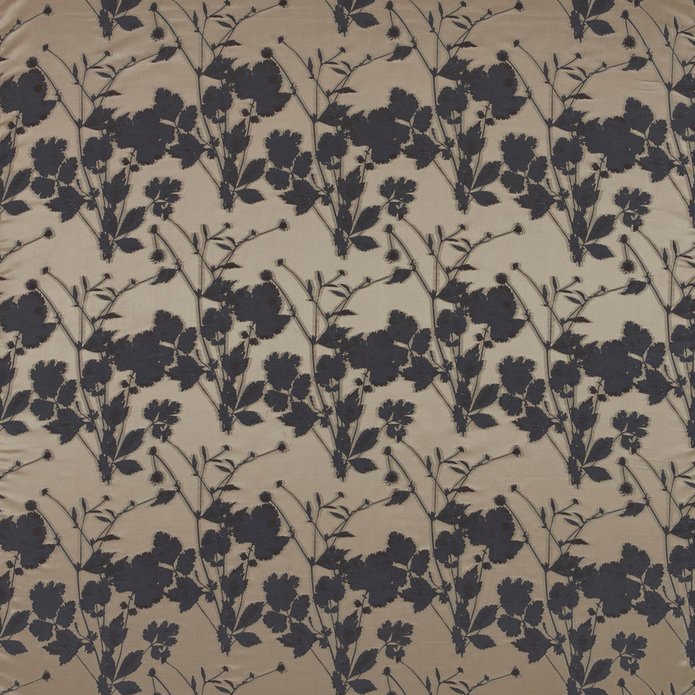 Leaf 1 Espresso by Marcus William Designer Fabric KAI/MARCUS WILLIAM BOTANICAL ESCAPE 71%COT 29%POL INDIA Horizontal: 18.875 and Vertical: 17.625 56 in - Swanky Fabrics -