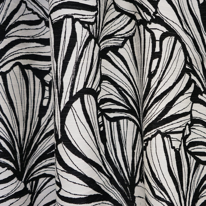 LEAVES 98SJ101 by JF Designer Fabric JF Studio 50% Cotton, 41% Polyester, 9% Viscose India  Horizontal: 25 and Vertical: 28.625 52  - Swanky Fabrics -