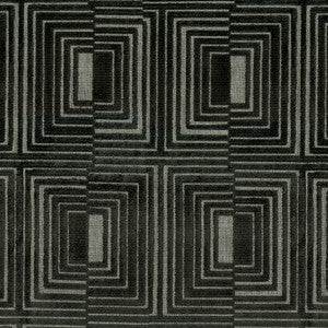 Lenox 98 Charcoal by ABBEYSHEA Designer Fabric