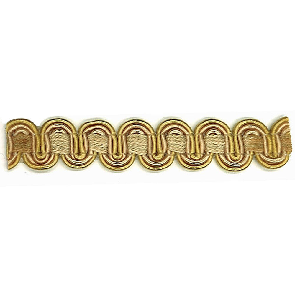 Lexington 10 Amber by Stout Designer Trim ART OF DESIGN TRIM-2 TAPES 100%SVI CHINA </p><p>Repeat: 0 0.38 in - Swanky Fabrics -
