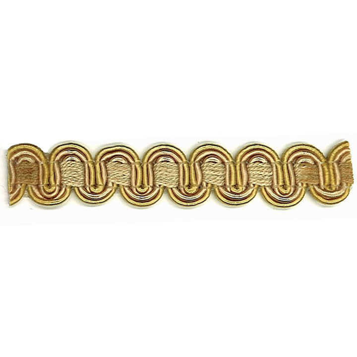 Lexington 10 Amber by Stout Designer Trim ART OF DESIGN TRIM-2 TAPES 100%SVI CHINA Horizontal: 0.000 and Vertical: 0.000 0.38 in - Swanky Fabrics -