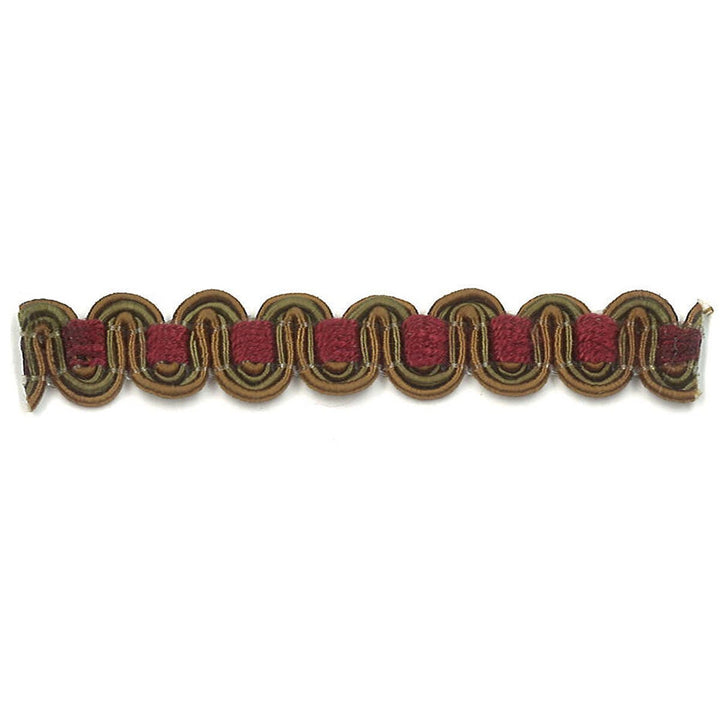 Lexington 11 Wine by Stout Designer Trim ART OF DESIGN TRIM-2 TAPES 100%SVI CHINA Horizontal: 0.000 and Vertical: 0.000 0.38 in - Swanky Fabrics -