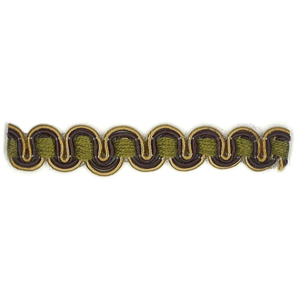 Lexington 17 Eggplant by Stout Designer Trim ART OF DESIGN TRIM-2 TAPES 100%SVI CHINA Horizontal: 0 and Vertical: 0 0.38 in - Swanky Fabrics -