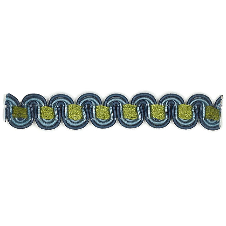 Lexington 23 Marine by Stout Designer Trim ART OF DESIGN TRIM-2 TAPES 100%SVI CHINA </p><p>Repeat: 0 0.38 in - Swanky Fabrics -