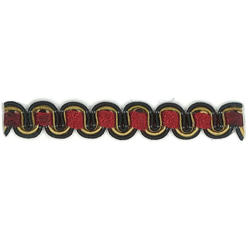 Lexington 34 Morocco by Stout Designer Trim ART OF DESIGN TRIM-2 TAPES 100%SVI CHINA Horizontal: 0.000 and Vertical: 0.000 0.38 in - Swanky Fabrics -