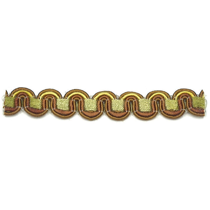 Lexington 37 Nutmeg by Stout Designer Trim ART OF DESIGN TRIM-2 TAPES 100%SVI CHINA Horizontal: 0.000 and Vertical: 0.000 0.38 in - Swanky Fabrics -