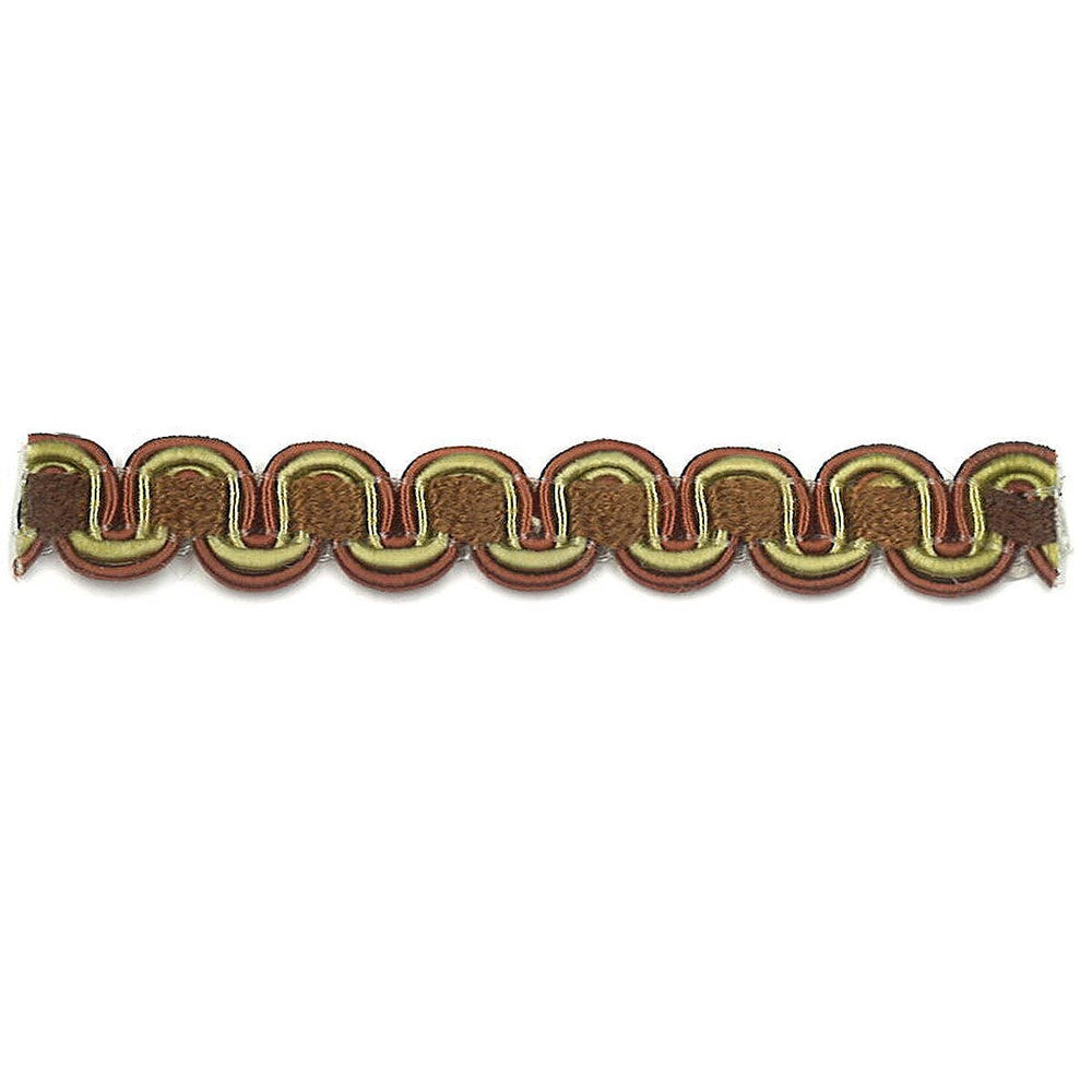 Lexington 38 Woodland by Stout Designer Trim ART OF DESIGN TRIM-2 TAPES 100%SVI CHINA Horizontal: 0 and Vertical: 0 0.38 in - Swanky Fabrics -