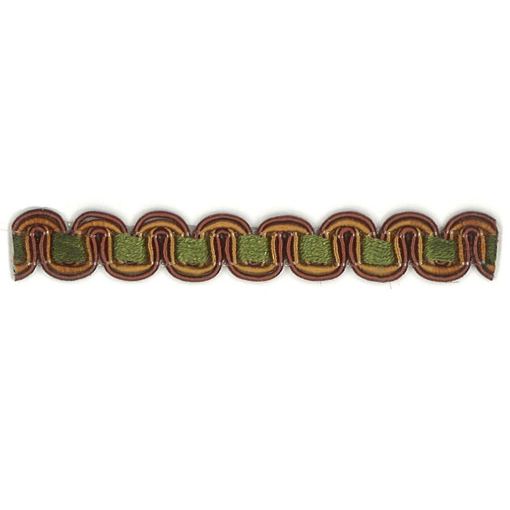 Lexington 39 Autumn by Stout Designer Trim ART OF DESIGN TRIM-2 TAPES 100%SVI CHINA Horizontal: 0.000 and Vertical: 0.000 0.38 in - Swanky Fabrics -