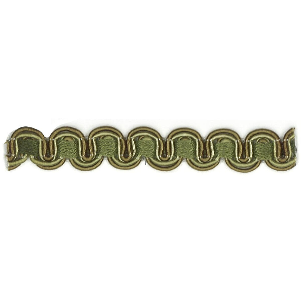 Lexington 5 Leaf by Stout Designer Trim ART OF DESIGN TRIM-2 TAPES 100%SVI CHINA Horizontal: 0 and Vertical: 0 0.38 in - Swanky Fabrics -