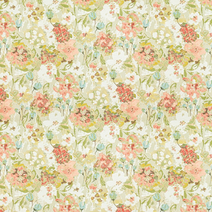 Likable 1 Rosebud by Stout Designer Fabric COMFORTABLE LIVING PETAL/PUNCH 100%COT SOUTH KOREA WYZENBEEK 15 000 DOUBLE RUB WEAR TEST (HEAVY DUTY) CATB 117-2013 Horizontal: 27.25 and Vertical: 26 54 in - Swanky Fabrics -