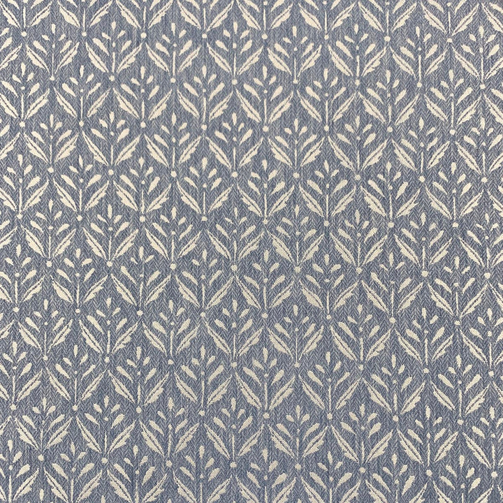 Lily Cornflower by Magnolia Designer Fabric - 66% Poly 29% Cotton, 5% Linen India 40000 Horizontal: 1.75 and Vertical: 2.75 54 - Swanky Fabrics -