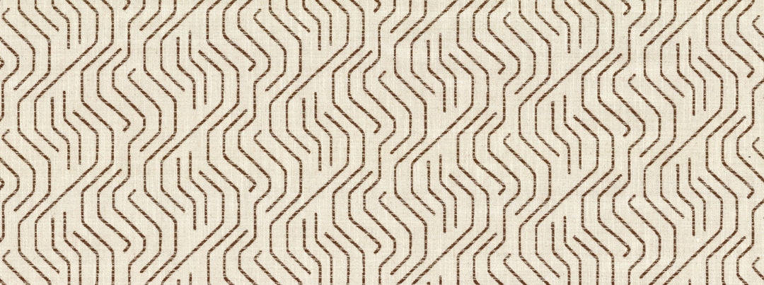 Liny 606 Tobacco by Covington Designer Fabric
