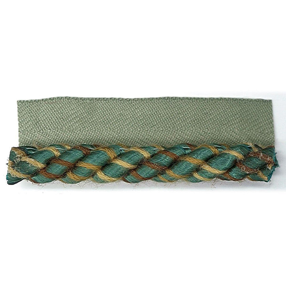Lisette 1 Teal by Stout Designer Trim JUST CORDS 62%COT 28%SVI 10%POL CHINA Horizontal: 0 and Vertical: 0 0.38 in - Swanky Fabrics -