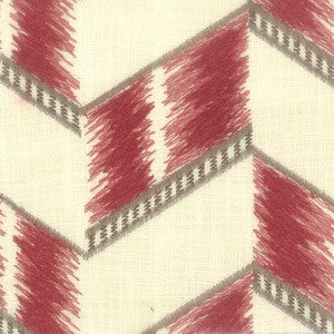 Lizard 1 Rasberry by Stout Designer Fabric