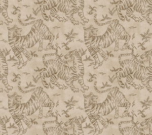 Orly Tigers Blush Wallpaper by Lemieux et Cie Designer