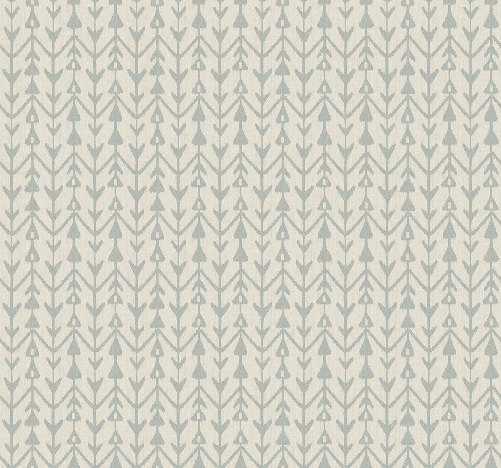 Martigue Stripe Sage Wallpaper by Lemieux et Cie Designer Lemieux et Cie Signature Covers about 60.8 square feet 27-in by 27-ft long roll Unpasted 25.25 - Swanky Fabrics -