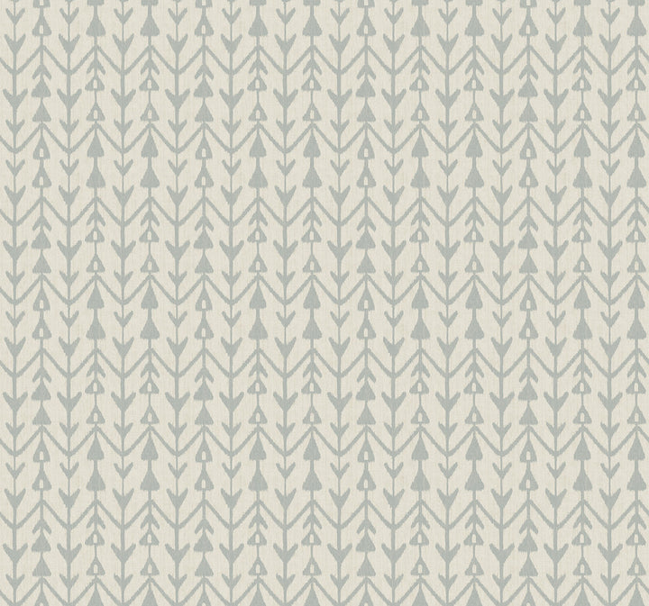 Martigue Stripe Sage Wallpaper by Lemieux et Cie Designer Lemieux et Cie Signature Covers about 60.8 square feet 27-in by 27-ft long roll Unpasted 25.25 - Swanky Fabrics -