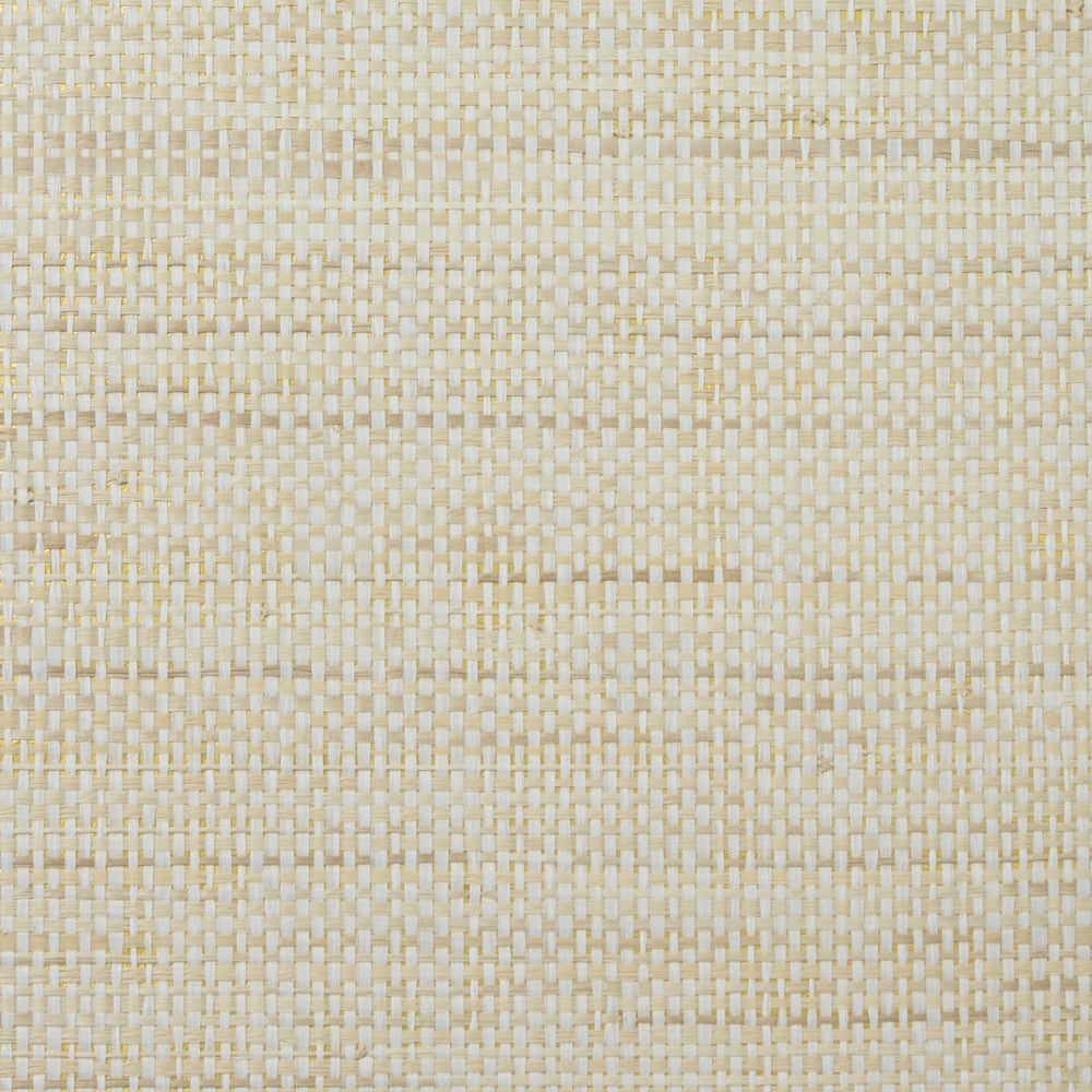 Paper and Raffia Antique White & Gold LN11891 by Lillian August Designer Wallpaper